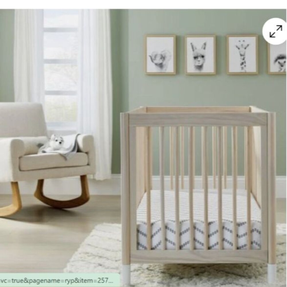 Cloud Island Gray and White Jersey Fitted Crib Sheets - 2-Pack 100% Cotton